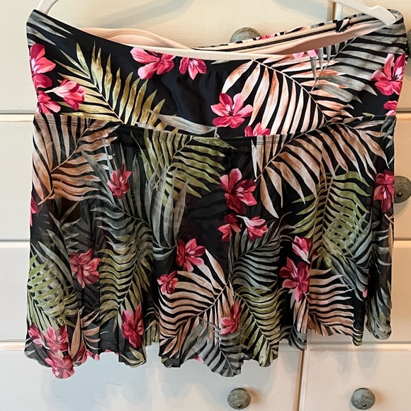 Kona Sol Black and Pink Tropical Bikini - Picture 2 of 5